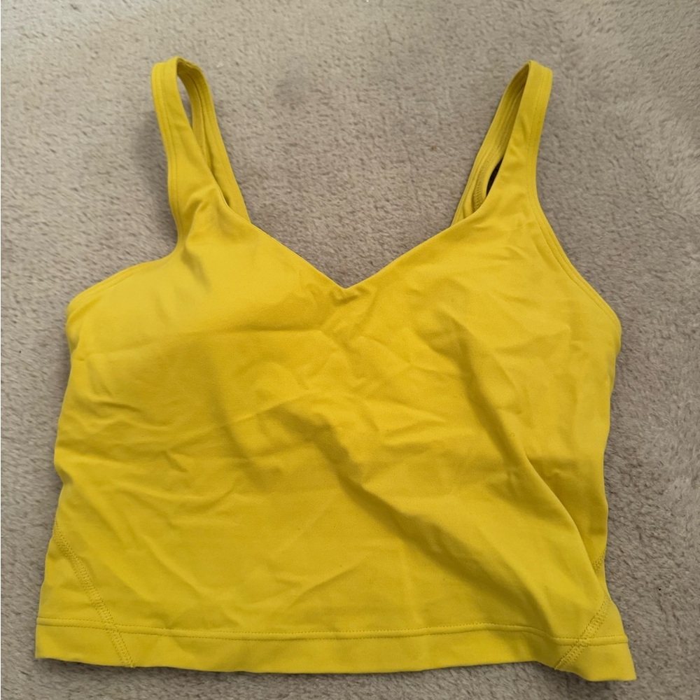 Lululemon align tank yellow